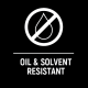 Oil & Solvent Resistant
