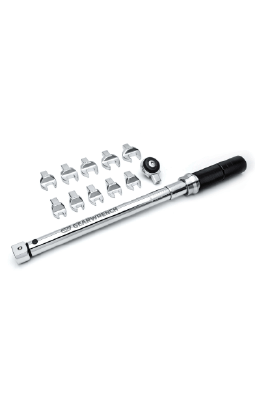 GEARWRENCH 89453 Interchangeable head torque wrench set on white background