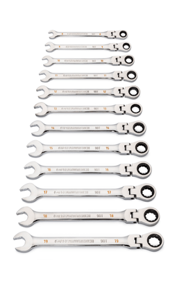 GERWRENCH 90T Flex Combination Wrench Set on white background