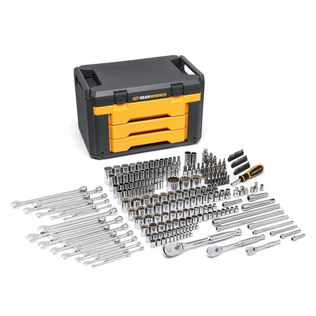 Gearwrench 243 store piece mechanic set