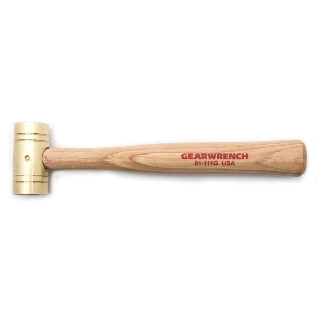 1 lb. Brass Hammer with Hickory Handle | GEARWRENCH