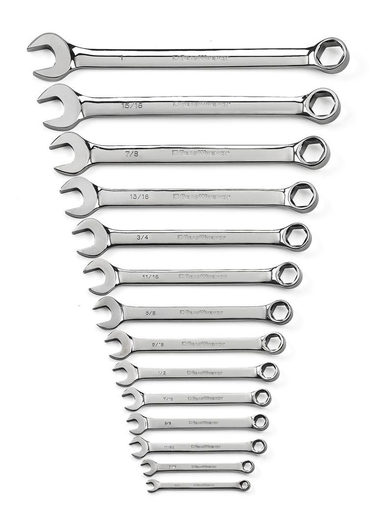 14 Pc. 6 Point Combination SAE Wrench Set