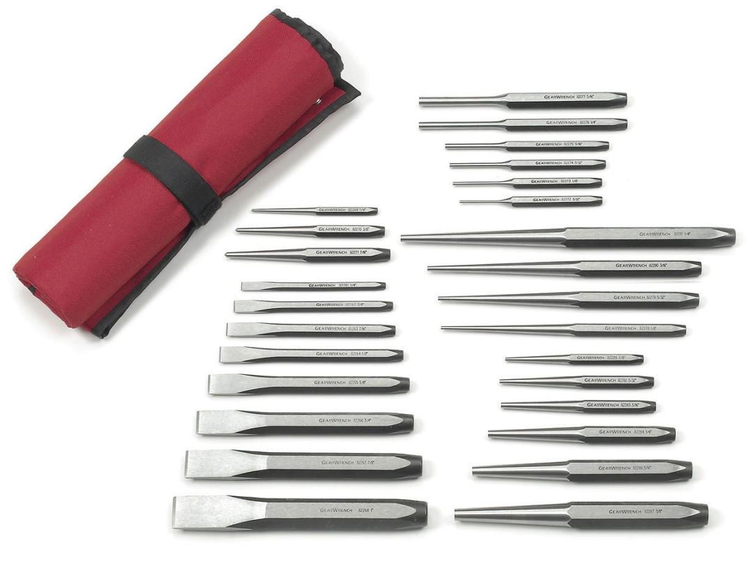27 Pc. Punch and Chisel Set | GEARWRENCH