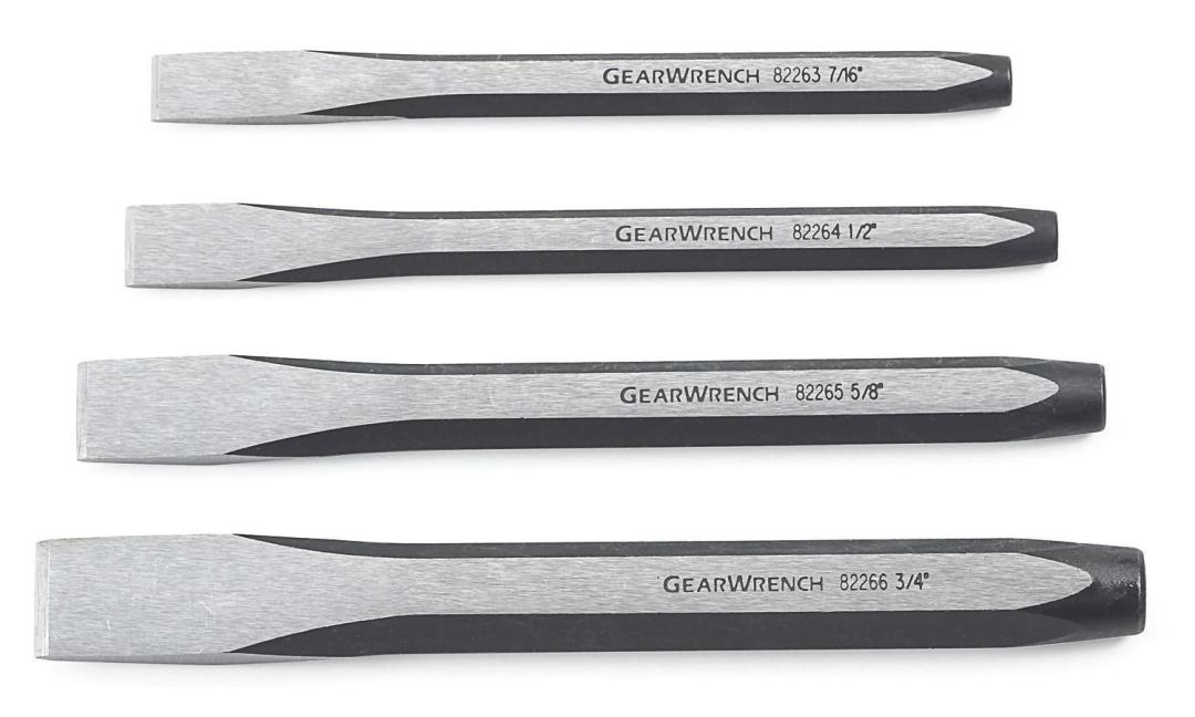 4 Pc. Cold Chisel Set | Punch Chisel | GEARWRENCH