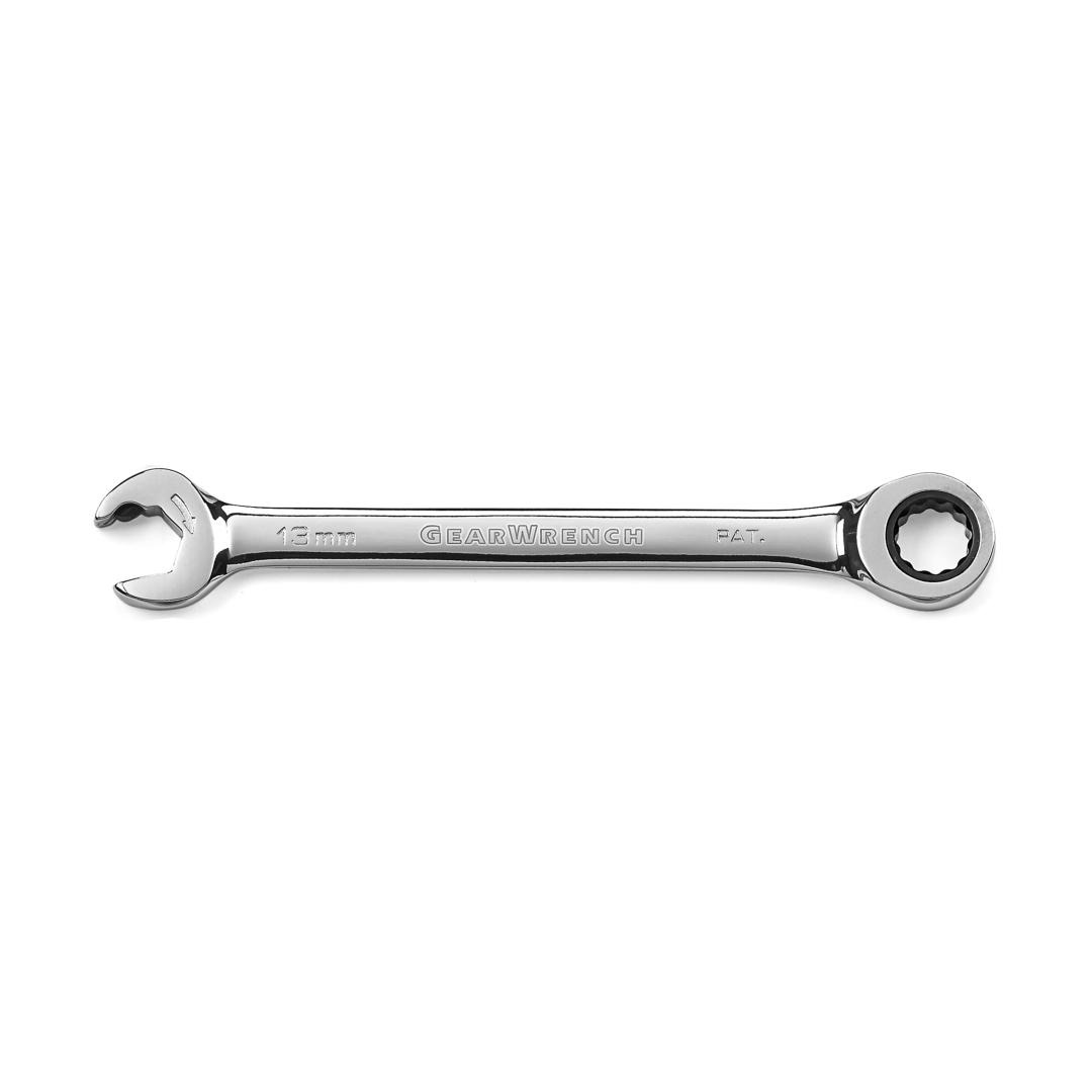 13mm 72T 12 Point Open End Ratcheting Combination Wrench