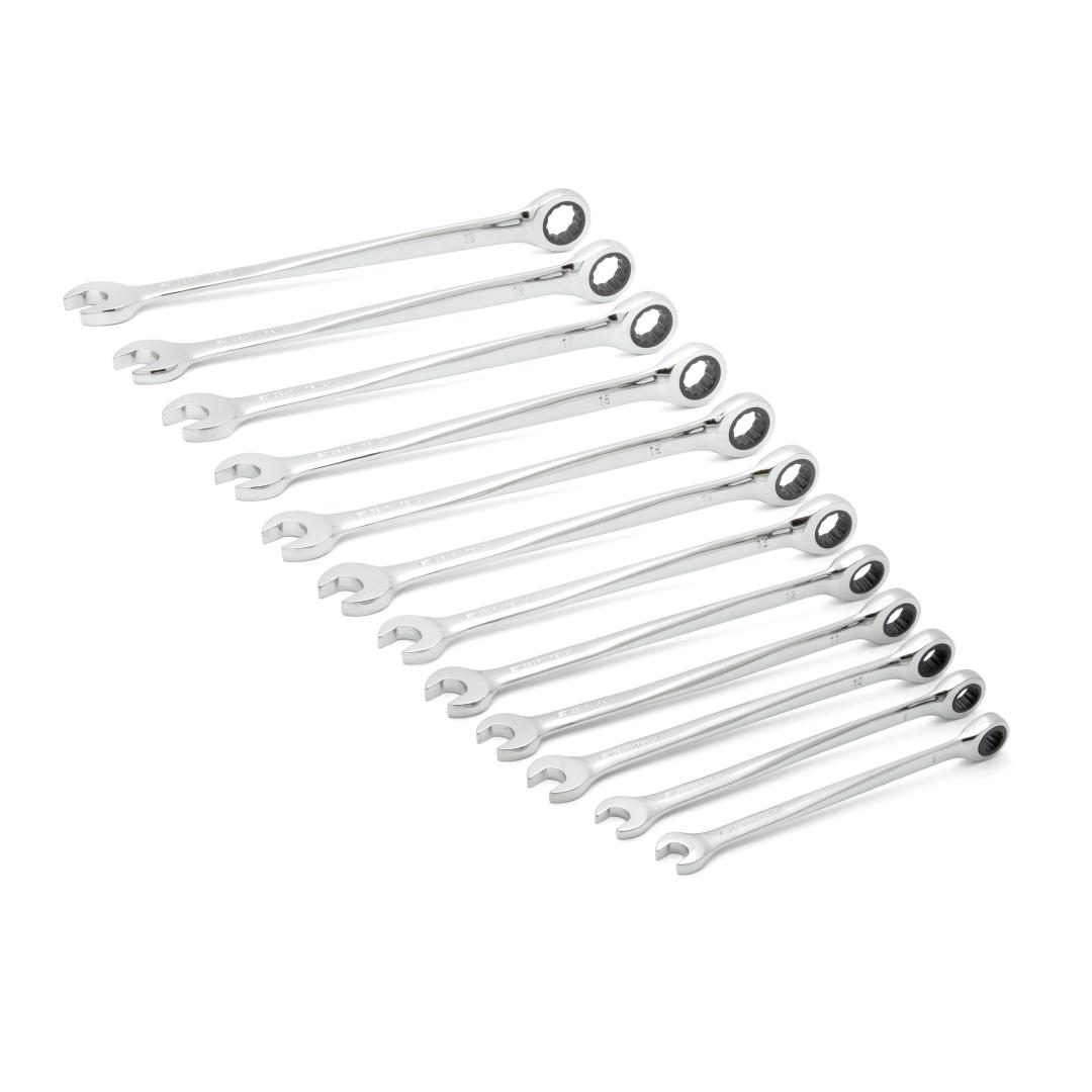 12 Pc. 72T XL X-Beam™ Ratcheting Combo Metric Wrench Set