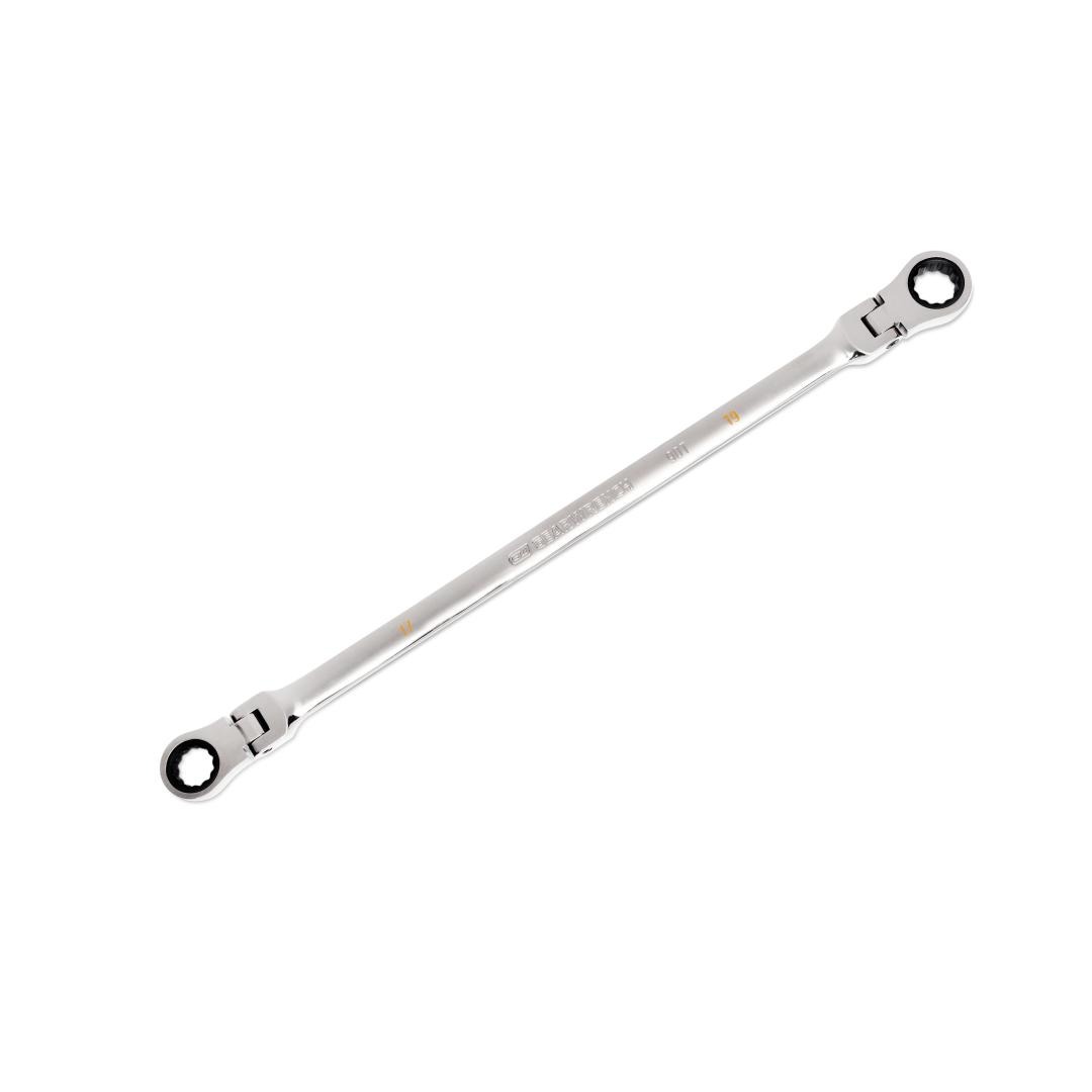 17x19mm 90T 12 Point GearBox™ Double Flex Ratcheting Wrench