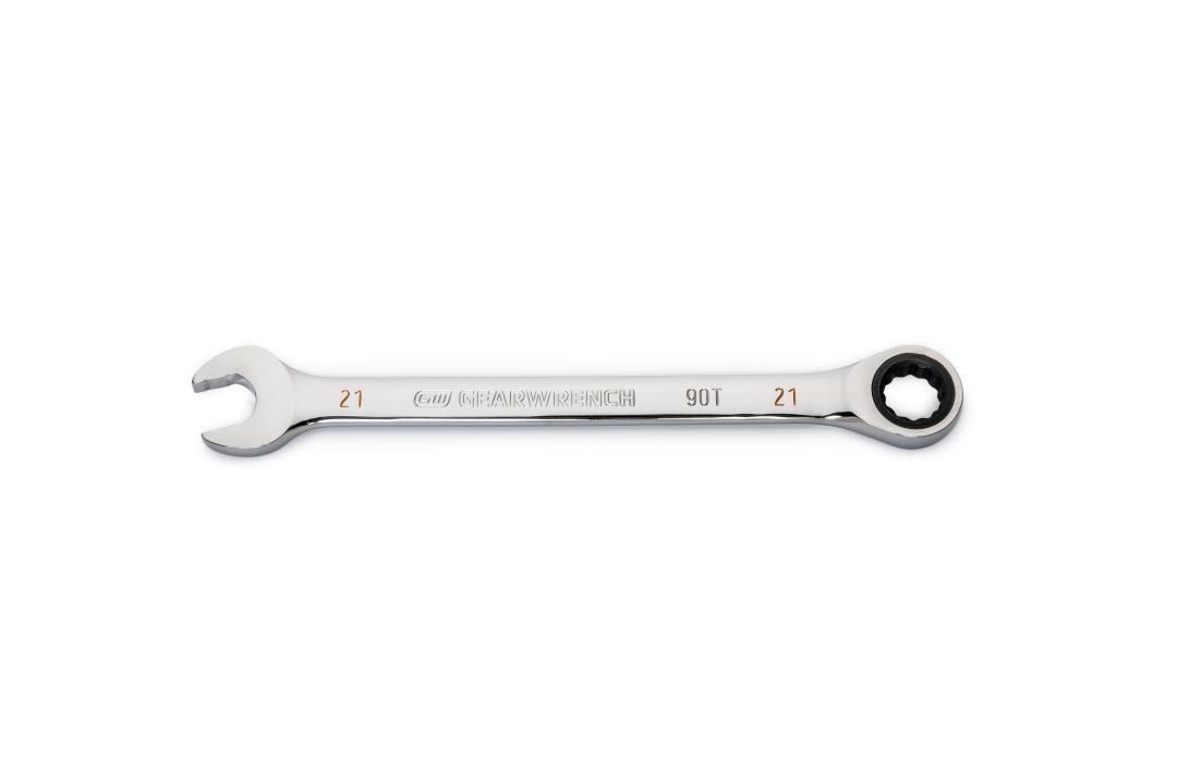 21mm 90-Tooth 12 Point Ratcheting Combination Wrench