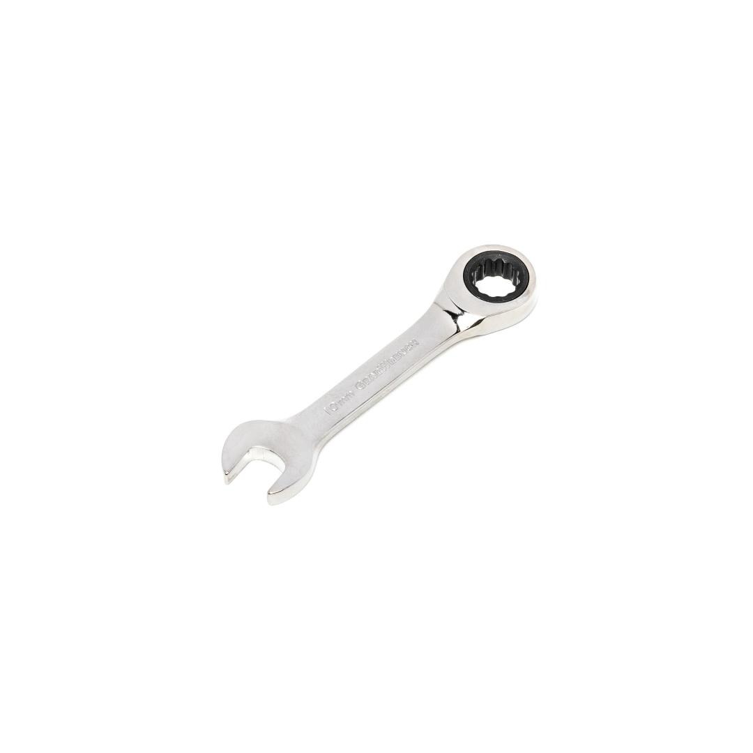 10mm 72T 12 Point Stubby Ratcheting Combination Wrench