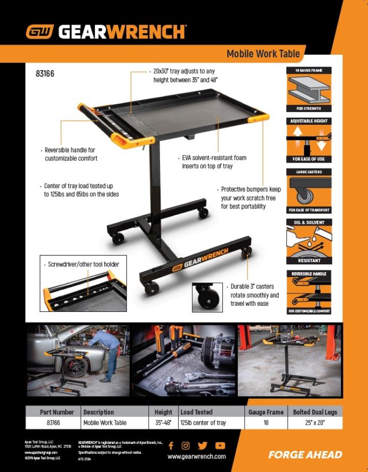 Mobile Work Table