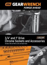 3/4" and 1" Drive Chrome Sockets and Accessories