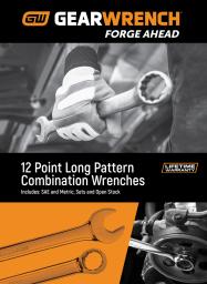 12 Point Long Pattern Combination Wrenches