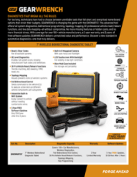 7" Wireless Bi-Directional Diagnostic Scanner Tablet