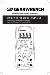 Cover page for the GWDM107 Automotive Multimeter Owner's Manual