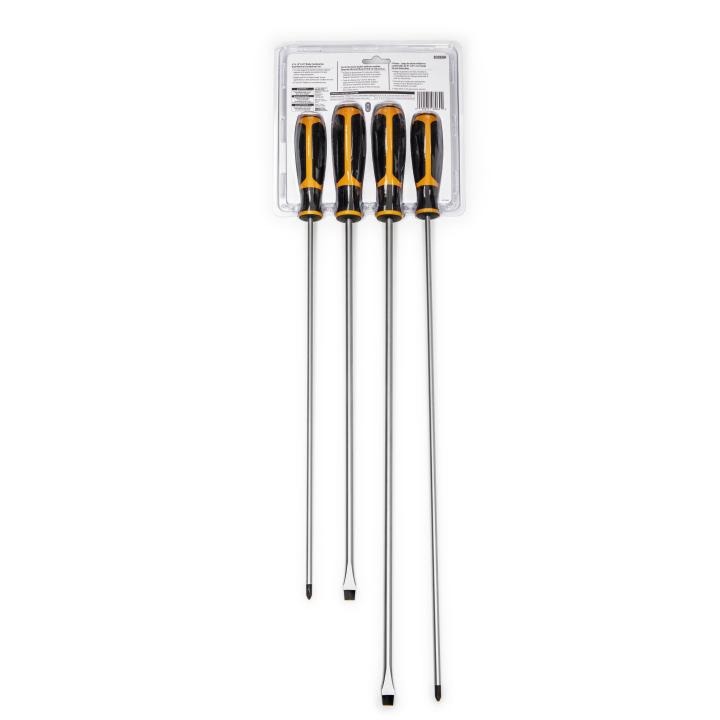 4 Pc. Phillips®/Slotted Dual Material Screwdriver Set