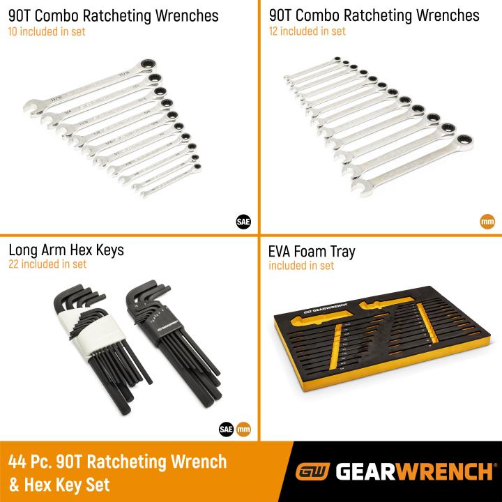Extra Large Allen Wrench Jumbo Hex Key Set (SAE: 3/8, 7/16, 1/2, 9/16,  5/8, 3/4)