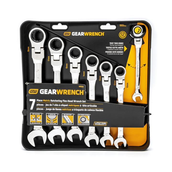 Gearwrench flex head on sale ratcheting wrench