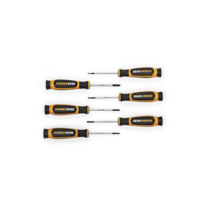 6 Pc. Phillips®/Slotted Mini Dual Material Screwdriver Set