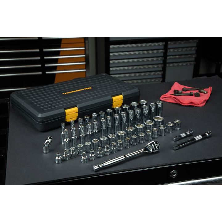 56 Pc. 120XP™ Standard & Deep SAE/Metric Mechanics Tool Set
