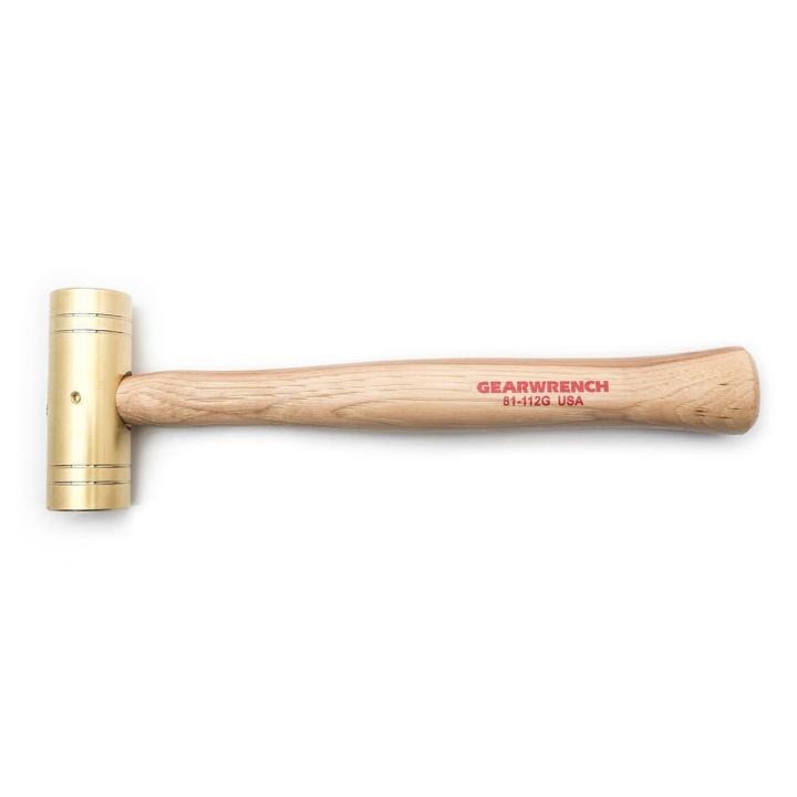 2 lb. Brass Hammer with Hickory Handle | GEARWRENCH