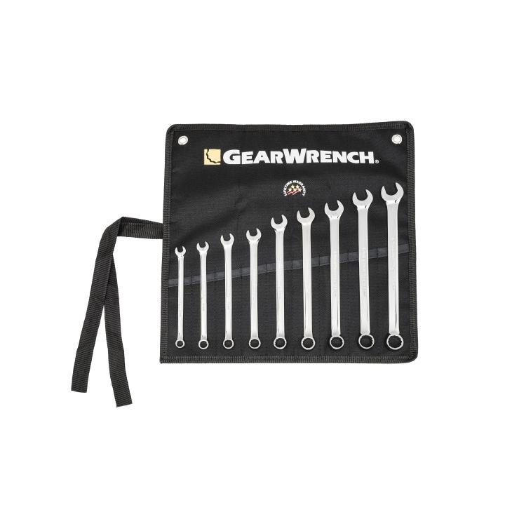 9 Pc. Long Pattern Metric Wrench Set with Tool Roll