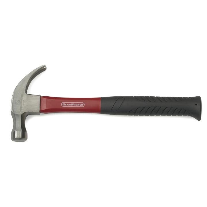 16 oz. Curved Claw Hammer with Fiberglass Handle
