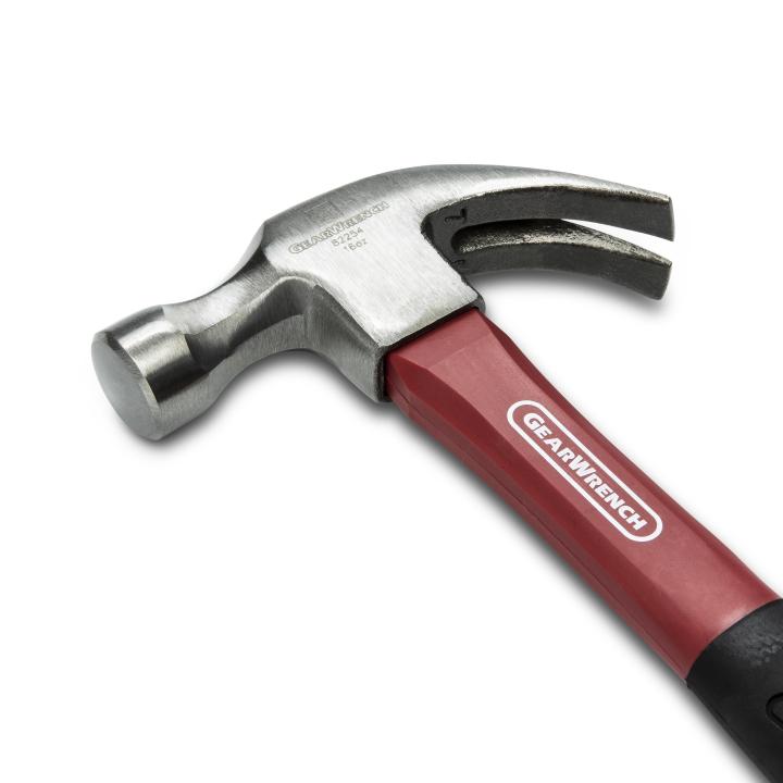 16 oz. Curved Claw Hammer with Fiberglass Handle