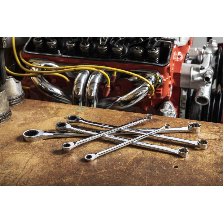 12 Point XL GearBox™ Double Box Ratcheting Metric Wrench Set