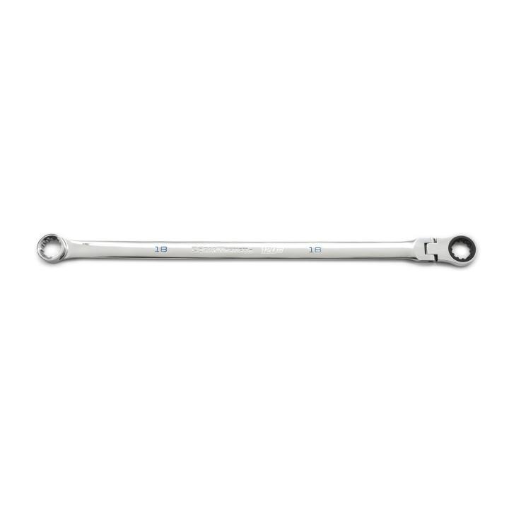 18 mm XL GearBox™ Flex Head Ratcheting Wrench