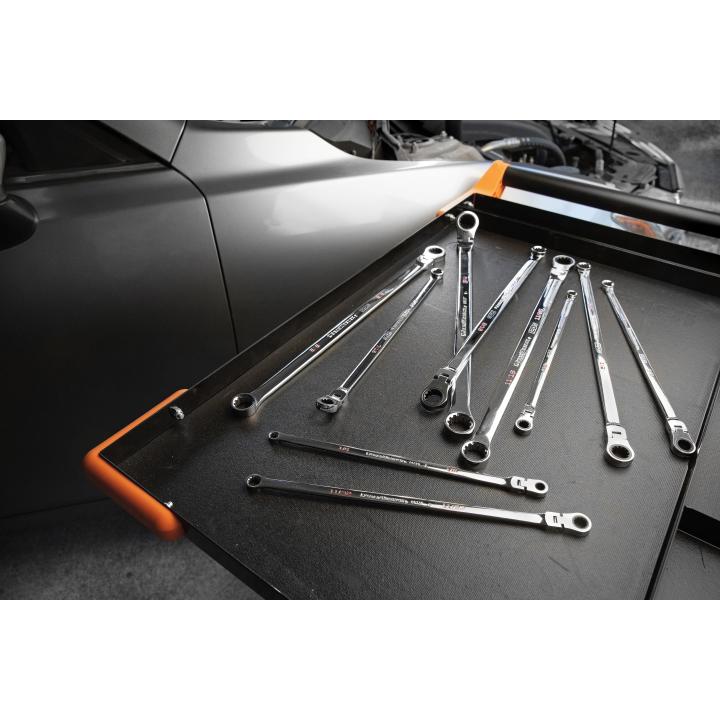 10 Pc 120XP™ XL Flex Head GearBox™ Ratcheting SAE Wrench Set