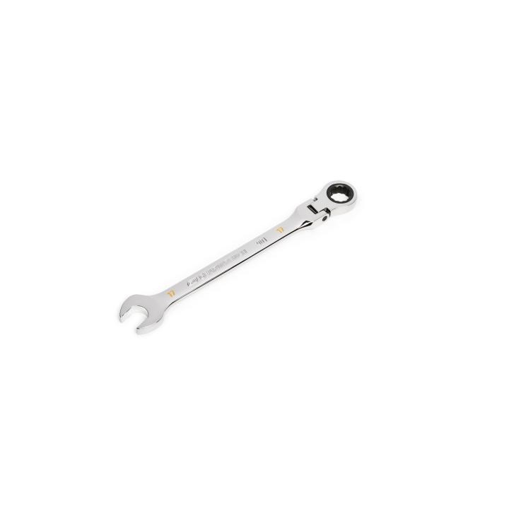 17 mm 12 Point Flex Head Ratcheting Combination Wrench
