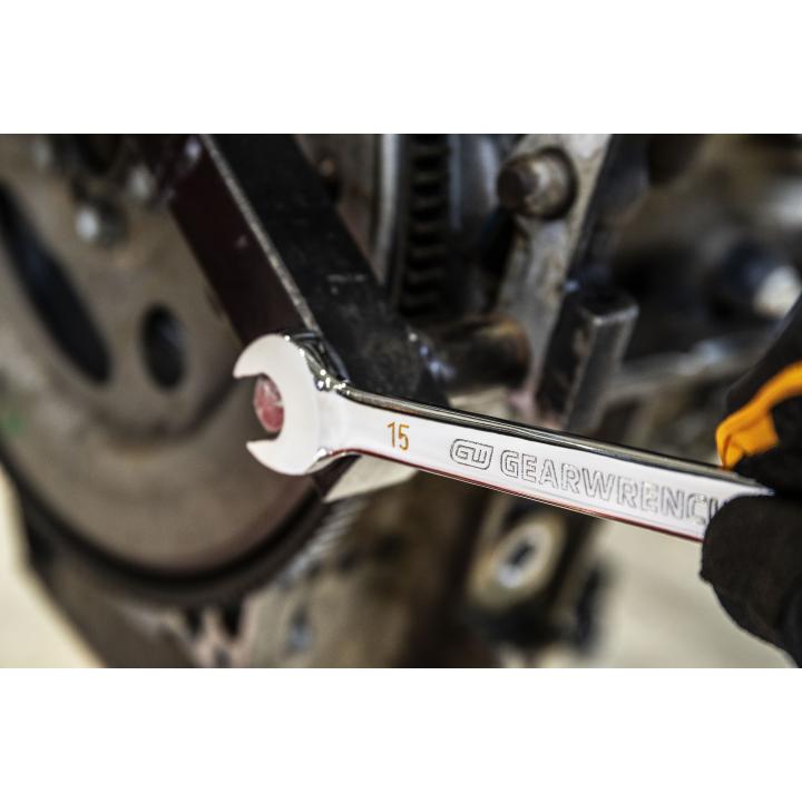 14mm 90-Tooth 12 Point Ratcheting Combination Wrench