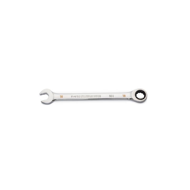 18mm 90-Tooth 12 Point Ratcheting Combination Wrench