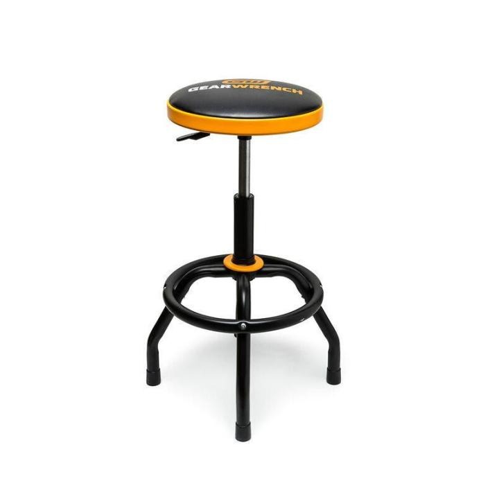 Adjustable Height Swivel Shop Stool 26