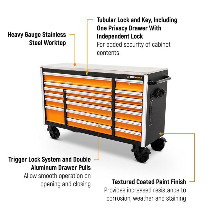 Locking rolling store tool box